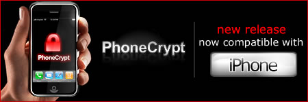 PhoneCrypt 3G - New release.Now compatible with iPhone