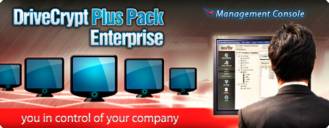 DriveCrypt Plus Pack Enterprise - Management Console for you company. The enterprise version most efficient of market.